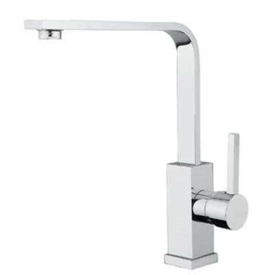 Plieger Keukenkraan Square 1-Gats met Draaibare Uitloop Chroom