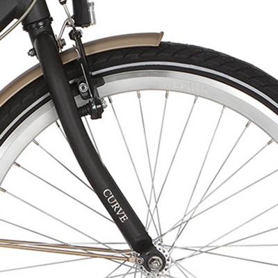 Alpina voorvork 24 curve diamond black matt