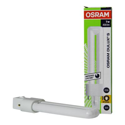 Osram Dulux S 7W 827 - G23 2-pins - Warm wit licht