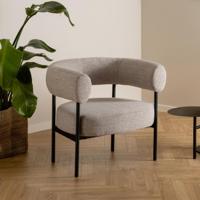 Bendt Fauteuil 'Jhamal' kleur Beige - thumbnail