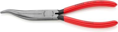 Knipex 38 31 200 Platte rondbektang Elektronica en fijnmechanica Recht Vanadium elektrostaal 200 mm - thumbnail