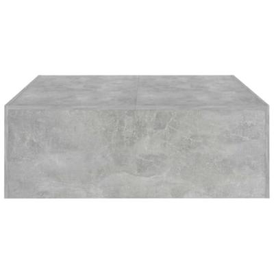 Salontafel 100x100x35 cm spaanplaat betongrijs