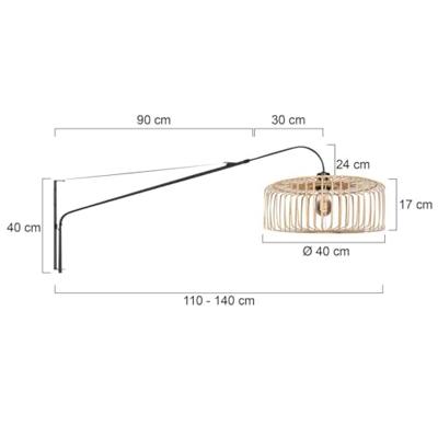 Steinhauer WandlampElegant Classy bamboe - 4153ZW