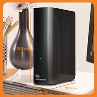 Western Digital Elements Desktop 16 TB Externe harde schijf (3,5 inch) USB-A 3.2 Gen 1 Zwart WDBWLG0160HBK-EESN - thumbnail
