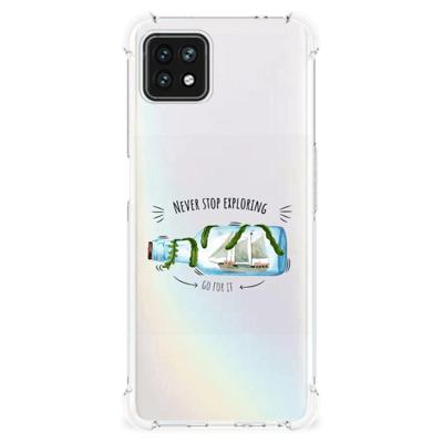 OPPO A53 5G | A73 5G Stevig | Bumper Hoesje | Boho Bottle