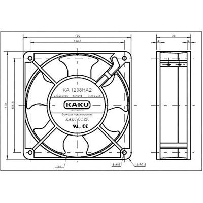 SEPA KA1238XA2BMT Axiaalventilator 230 V/AC 178 m³/h (l x b x h) 120 x 120 x 38 mm SEPA KA1238XA2BMT Axiaalventilator 230 V/AC 178 m³/h (l x b x h) 120 x 120 x 38 mm