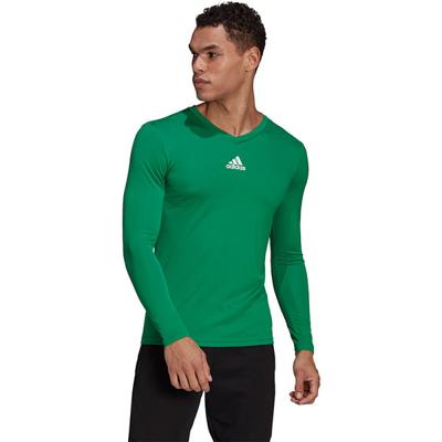 adidas Team Base Ondershirt Lange Mouwen Groen