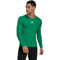 adidas Team Base Ondershirt Lange Mouwen Groen - thumbnail