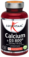 Lucovitaal Calcium 500mg + D3 20mcg 90 Kauwtabletten - thumbnail
