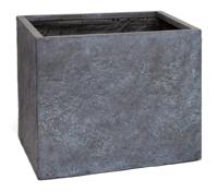 Bloempot Arizona Cube Grafiet 23x23cm - thumbnail