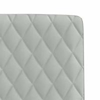 Eetkamerstoelen 2 st fluweel lichtgrijs - thumbnail