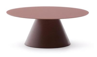Kave Home Ronde Salontafel 'Wilshire' 80cm, kleur Terracotta
