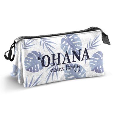 Lilo & Stitch Triple Pencil case Couple Lilac Lilo & Stitch Triple Pencil case Couple Lilac