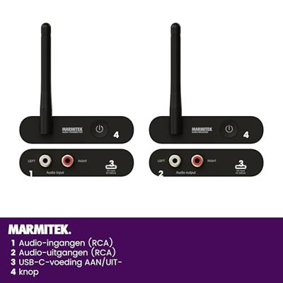 Marmitek Audio Anywhere 630 Audio accessoire Zwart - thumbnail