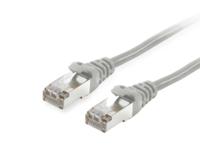 Equip 605500 RJ45 Netwerkkabel, patchkabel CAT 6 S/FTP 1.00 m Grijs Vergulde steekcontacten 1 stuk(s) - thumbnail