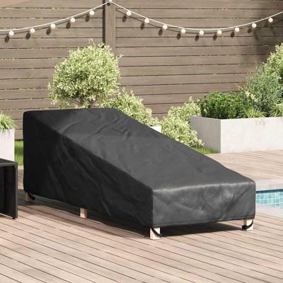 Buitenmeubelhoes Zwart 195 x 76 x 82 cm 210D oxford stof Buitenmeubelhoes Zwart 195 x 76 x 82 cm 210D oxford stof