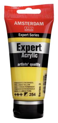 Royal Talens Amsterdam Expert Series Acrylverf Tube 75 ml - Permanent Citroengeel 254