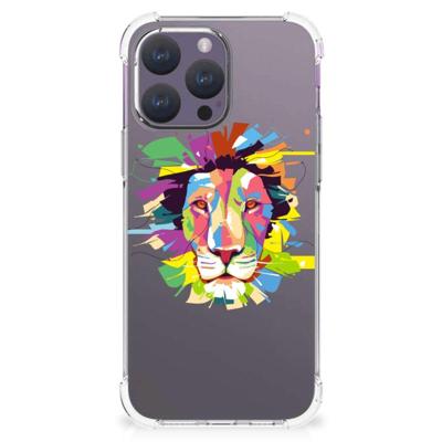 iPhone 15 Pro Max Stevig | Bumper Hoesje | Lion Color iPhone 15 Pro Max Stevig | Bumper Hoesje | Lion Color