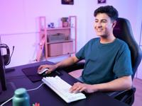 Trust GXT 833W Thado TKL Toetsenbord Wit - thumbnail