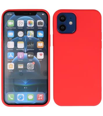 Lunso - Softcase hoes - iPhone 12 Mini - Rood