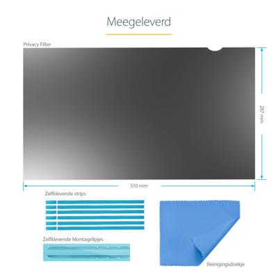 Privacyfilter voor Monitor Startech PRIVACY-SCREEN-22MB 22"