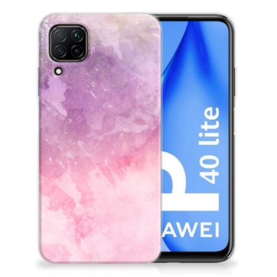 Smartphone hoesje Huawei P40 Lite Pink Purple Paint Smartphone hoesje Huawei P40 Lite Pink Purple Paint