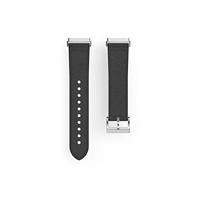 Hama Polsband Voor Fitbit Versa 3/Sense Horlogebandje Van Leer En Silic. Zw. - thumbnail
