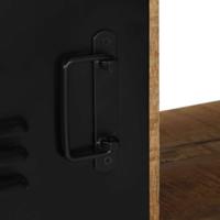 Tv-meubel 80x30x35 cm massief ruw mangohout - thumbnail