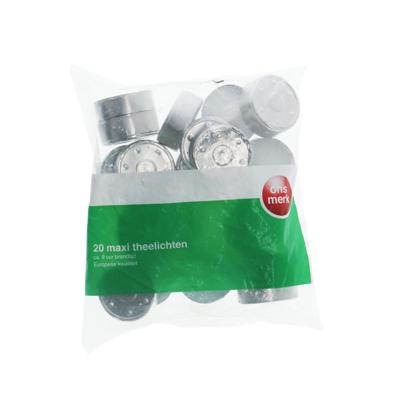 Theelicht maxi 20 stuks Ons Merk