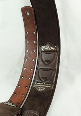 RightOn Vintage Brown gitaarband - thumbnail