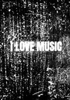 Notenschrift- Notenbalken- I love music (A5) Allets comfort - Allets Comfort - Paperback (9789464054569) - thumbnail
