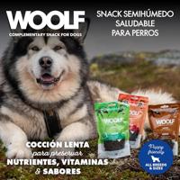 WOOLF Soft Cubes Rabbit - traktatie voor hond - 100g - thumbnail