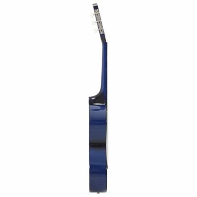 VidaXL Gitaar klassiek beginner en kinderen 1/2 34" blauw