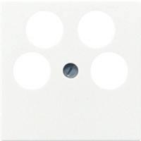 Jung A561-4SAT2WW Afdekking Afdekking 1-voudig Alpine-wit 1 stuk(s) - thumbnail