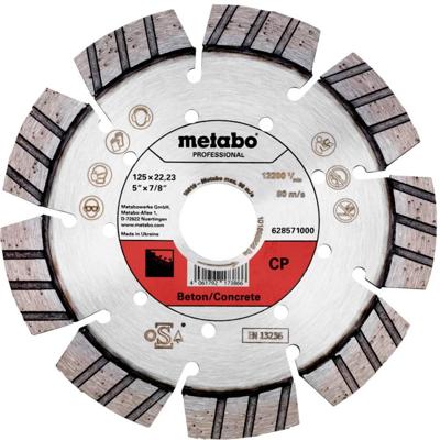 Metabo Accessoires Diamant slijpschijf | Ø 125x22,23mm | "CP" | Beton "professional" - 628571000