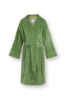 Pip Studio Naomi Kimono Velvet Groen XXL - thumbnail