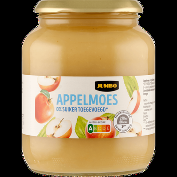 Jumbo Appelmoes 0% Suiker Toegevoegd 710 g
