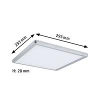 Paulmann Atria Shine 70994 LED-plafondlamp 16 W Warmwit Chroom (mat) - thumbnail