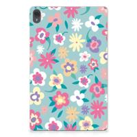 Lenovo Tab P11 | P11 Plus | Siliconen hoesje | Flower Power - thumbnail