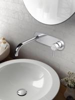 Hotbath Laddy Inbouw Wastafelmengkraan 006J - Chroom - thumbnail