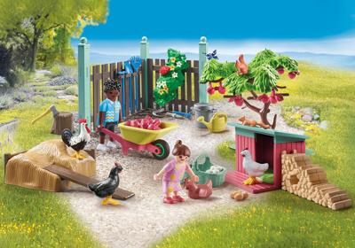 Playmobil my life kleine kippenboerderij in de tuin van het kleine huis - 71510 Playmobil my life kleine kippenboerderij in de tuin van het kleine huis - 71510
