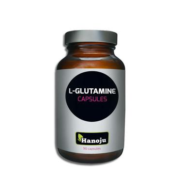 Hanoju L-Glutamine 90 Vegetarische capsules Hanoju L-Glutamine 90 Vegetarische capsules