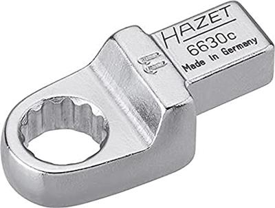 HAZET Insteekringsleutel 6630C-11 · 9 x 12 mm insteekvierkant massief · Buitentwaalfkant tractieprofiel · SW 11 mm