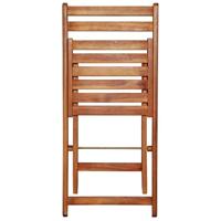 Bistrostoelen 2 st massief acaciahout - thumbnail