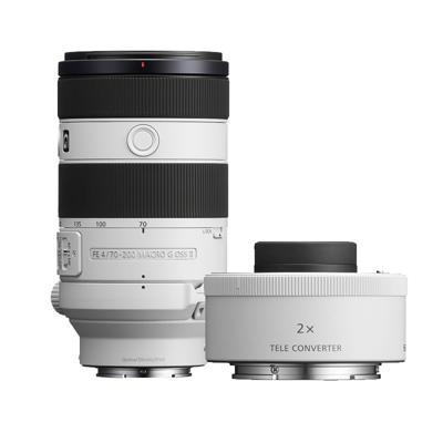 Sony FE 70-200mm F/4.0 G OSS II + Sony E-Mount 2.0x Teleconverter