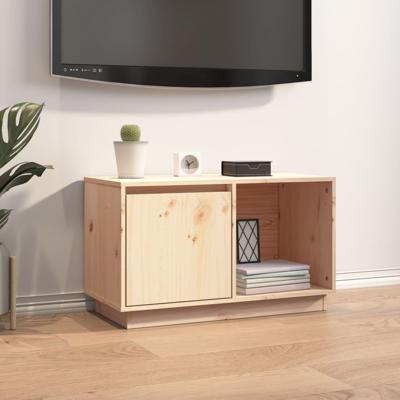 Tv-meubel 74x35x44 cm massief grenenhout Tv-meubel 74x35x44 cm massief grenenhout