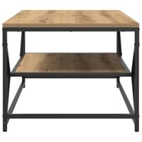 Salontafel artisanaal eikenkleurig 90 x 50 x 40 cm - thumbnail