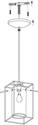 Eglo HanglampLoncino chroom - 94377 - thumbnail