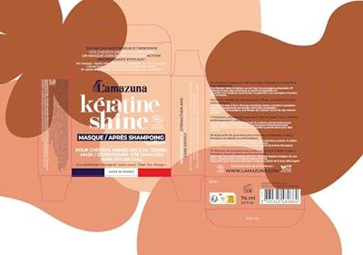 Lamazuna Mask/hair conditioner keratin shine bio 71 Gram