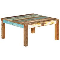 Salontafel 80x80x40 cm massief gerecycled hout - thumbnail